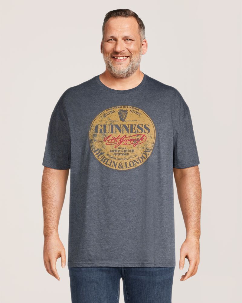 T-shirt graphique à col ras du cou, pour hommes, Guinness