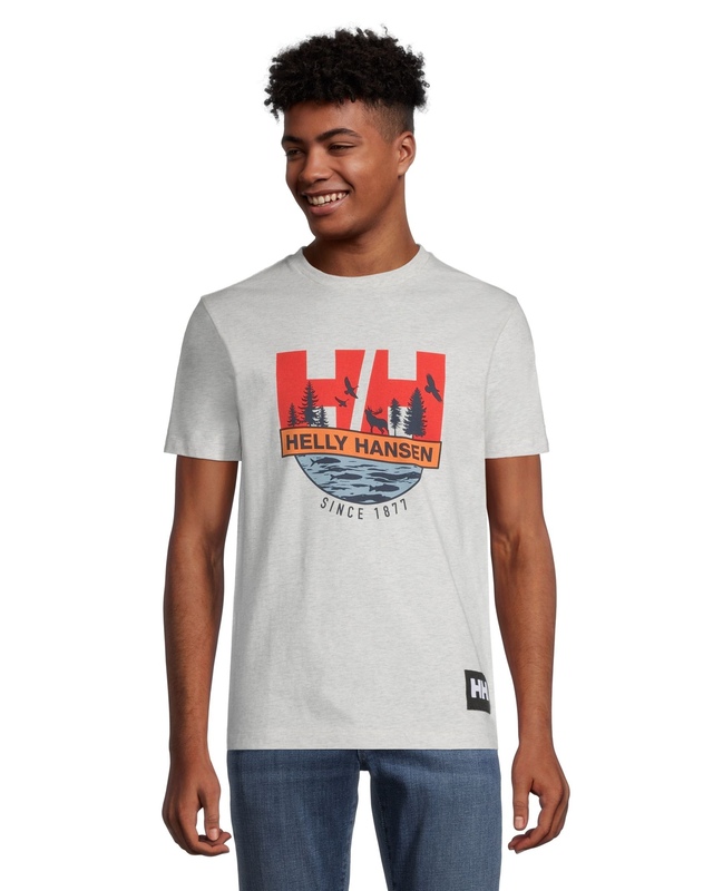 T-shirt à col ras du cou avec graphique pour hommes, Helly Hansen, Bowen