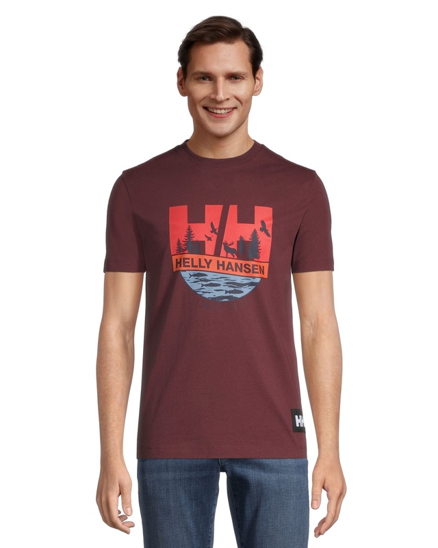 T-shirt à col ras du cou avec graphique pour hommes, Helly Hansen, Bowen