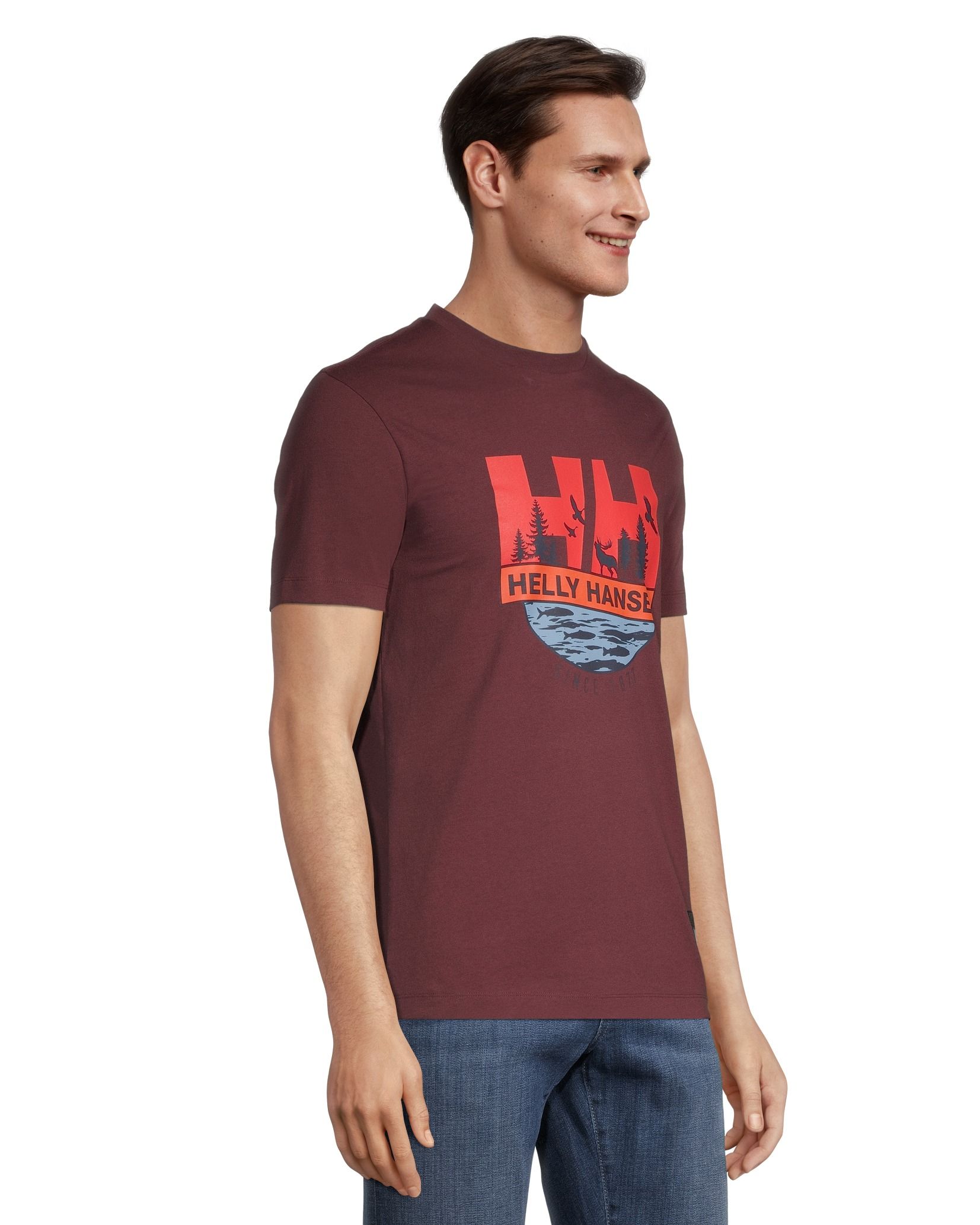 T-shirt à col ras du cou avec graphique pour hommes, Helly Hansen, Bowen