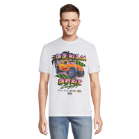 T-shirt en coton de coupe décontractée à col ras du cou avec graphique pour hommes, Levi's, Dune Buggy Front_Flat