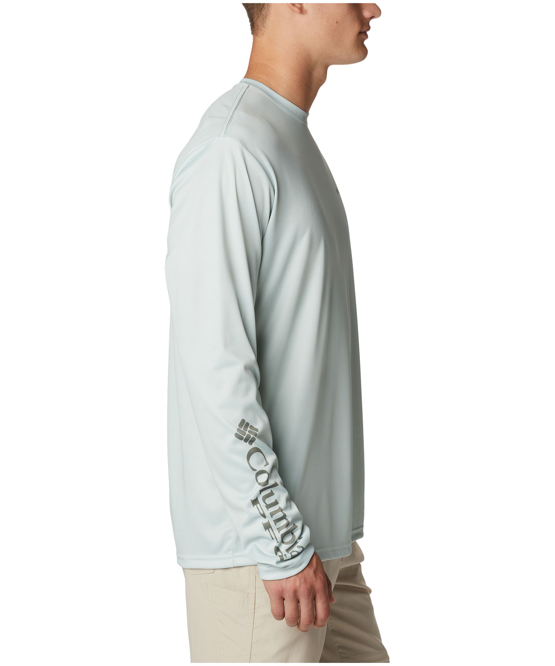 Columbia Men's Terminal Tackle PFG Omni-Shade Tech Crewneck T Shirt