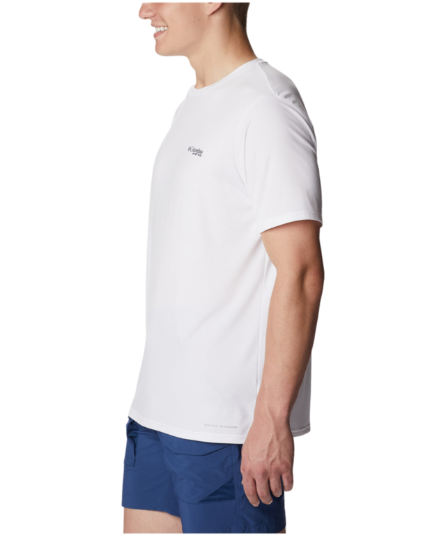 Columbia Men's PFG Big Bait OmniShade Tech Crewneck T Shirt Marks