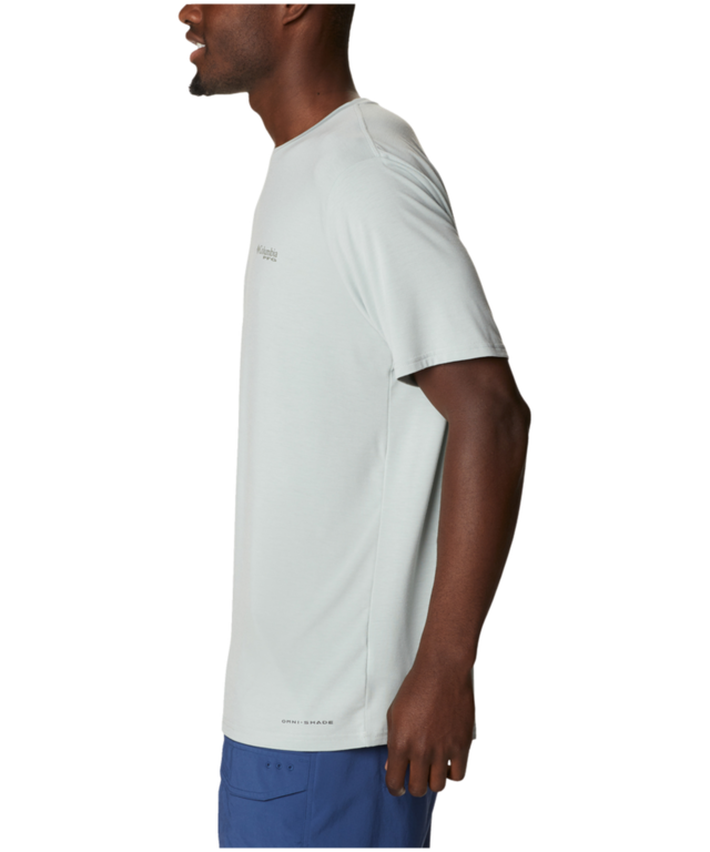 Columbia Men's PFG Big Bait OmniShade Tech Crewneck T Shirt Marks