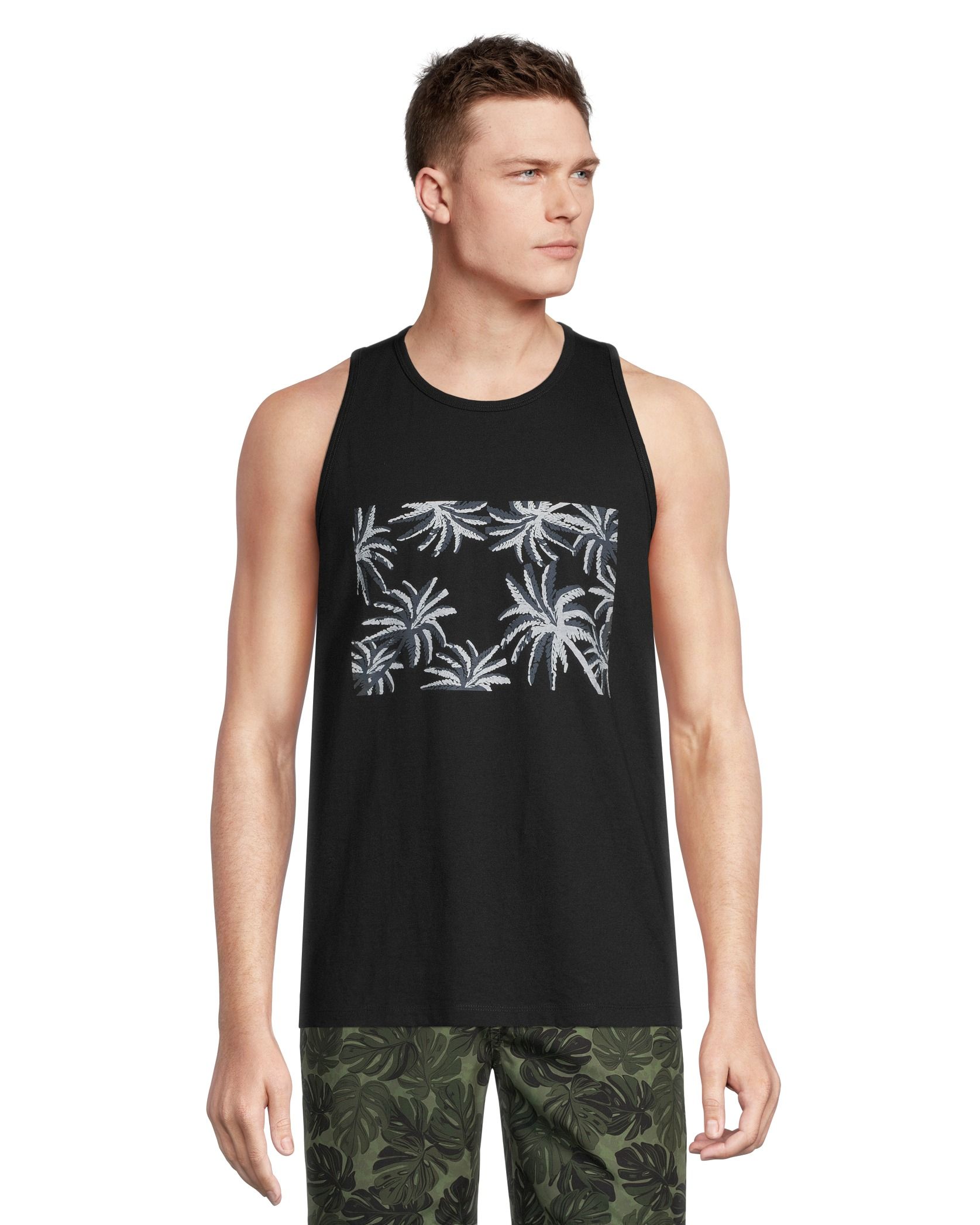 EXP Men's Palm Leaf Graphic Tank Top | Marks