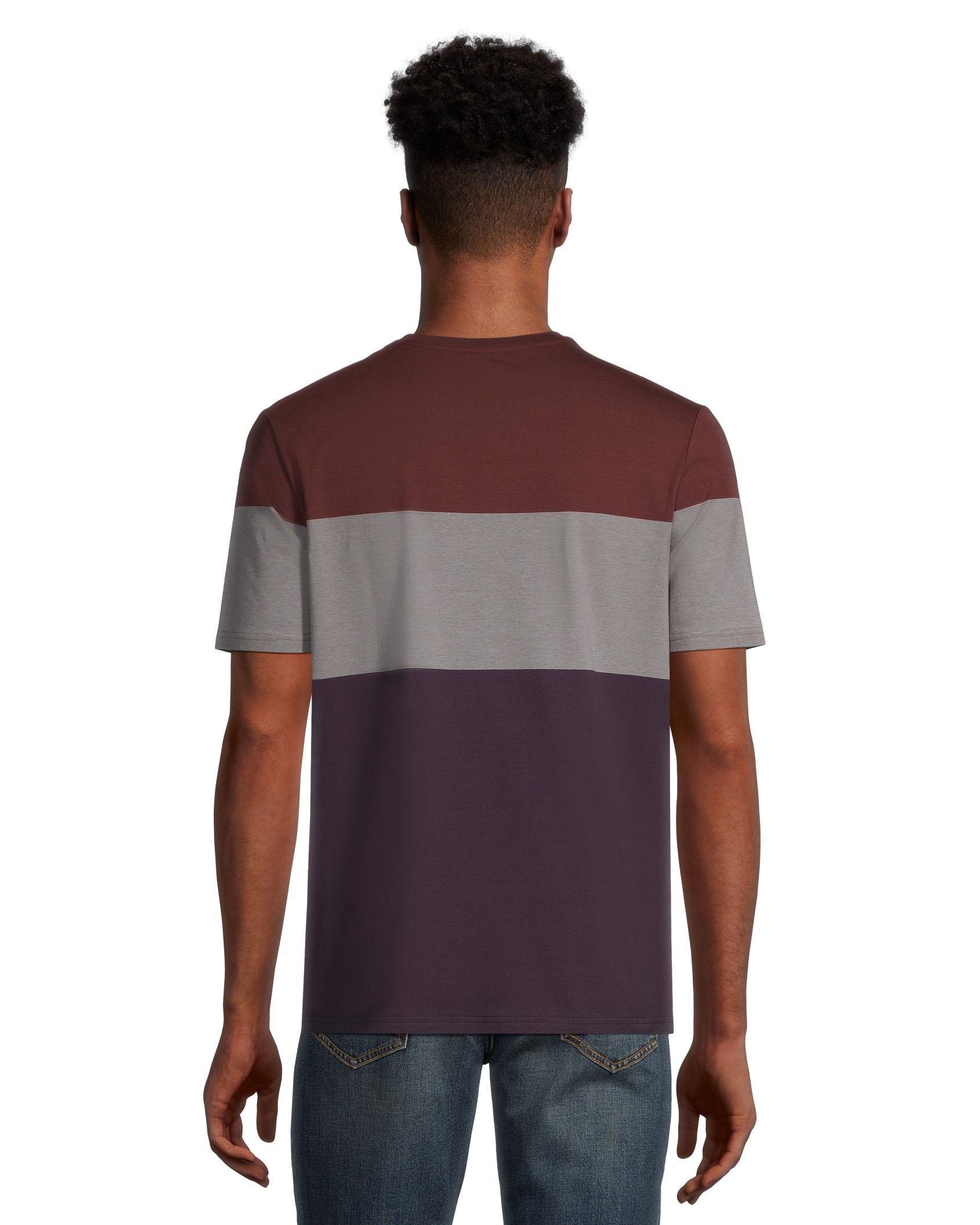 Denver Hayes Men's Modern Fit Short Sleeve Stretch V-Neck T Shirt