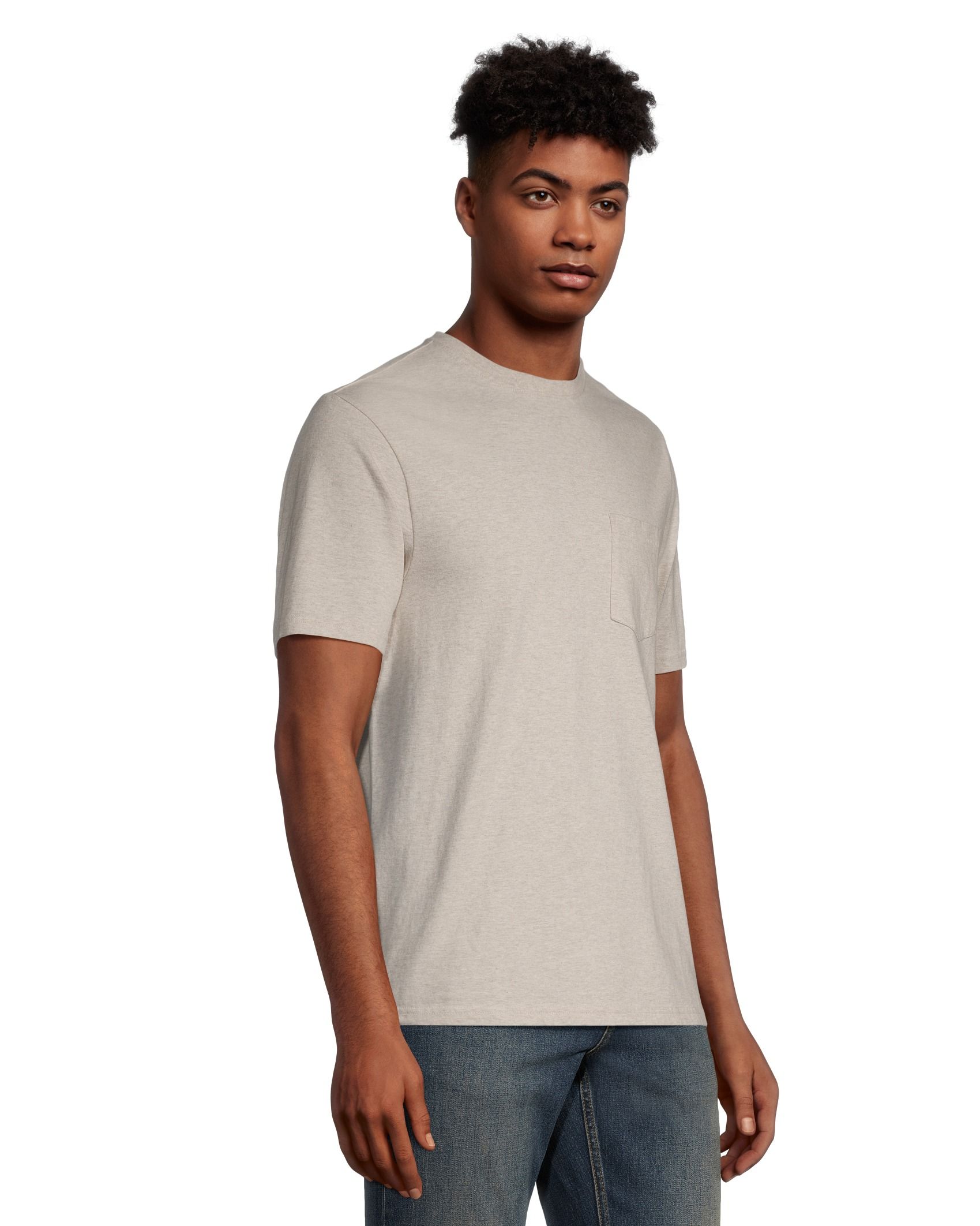 COTTON T-SHIRT WITH CHEST POCKET