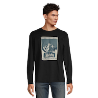 T-shirt graphique à manches longues pour hommes, Rockaway River, Columbia Front_Flat
