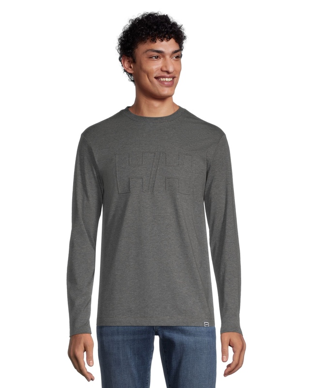 Helly Hansen Men's Long Sleeve Bowen Embossed Logo T Shirt Marks