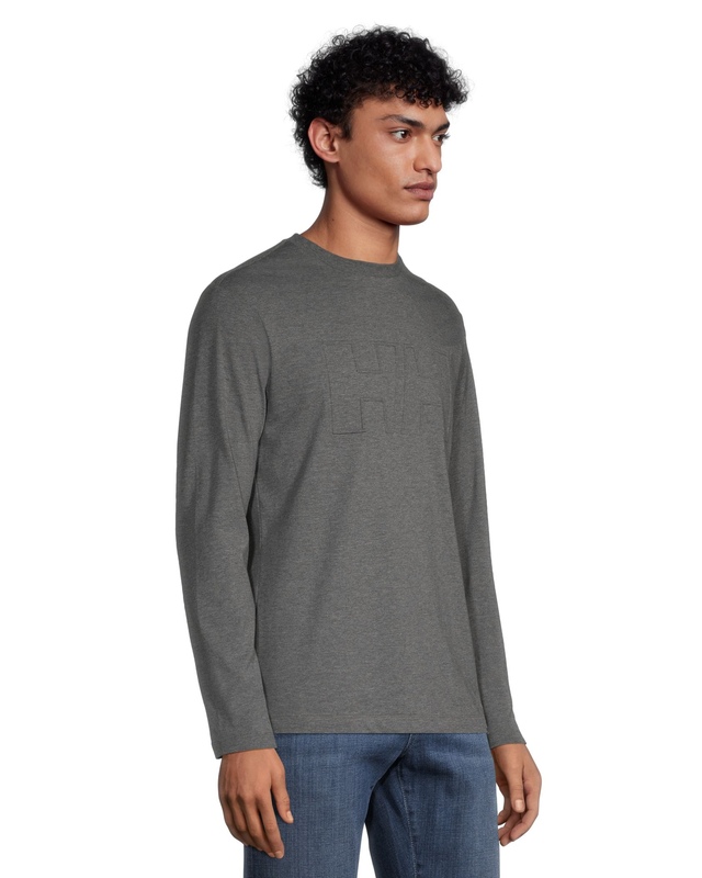 Helly Hansen Men's Long Sleeve Bowen Embossed Logo T Shirt Marks