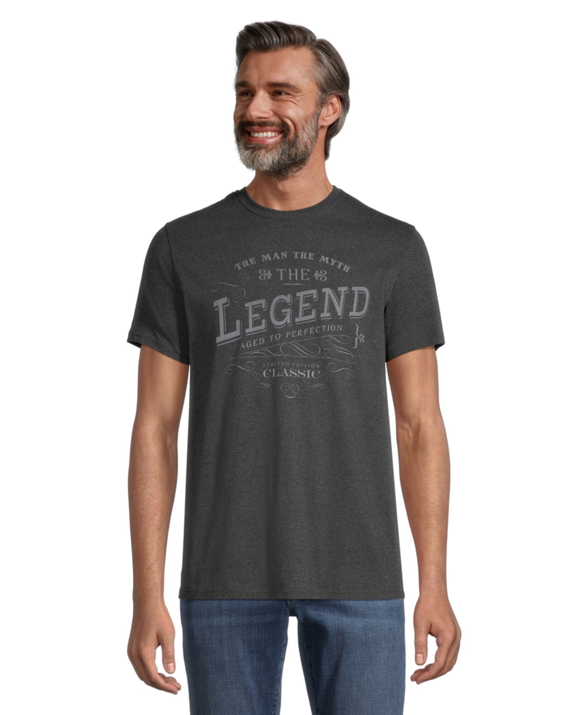 Logo T-Shirt Men's Jumpstart Man Myth Legend Classic Fit Graphic T ...