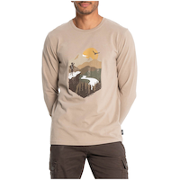 T-shirt graphique à manches longues pour hommes, Arthur, Lois Front_Flat