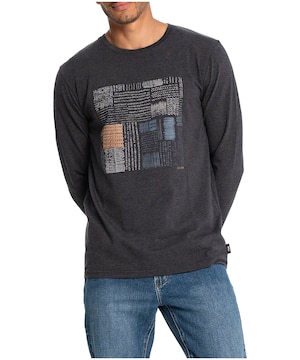 T-shirt graphique à manches longues pour hommes, Arthur, Lois