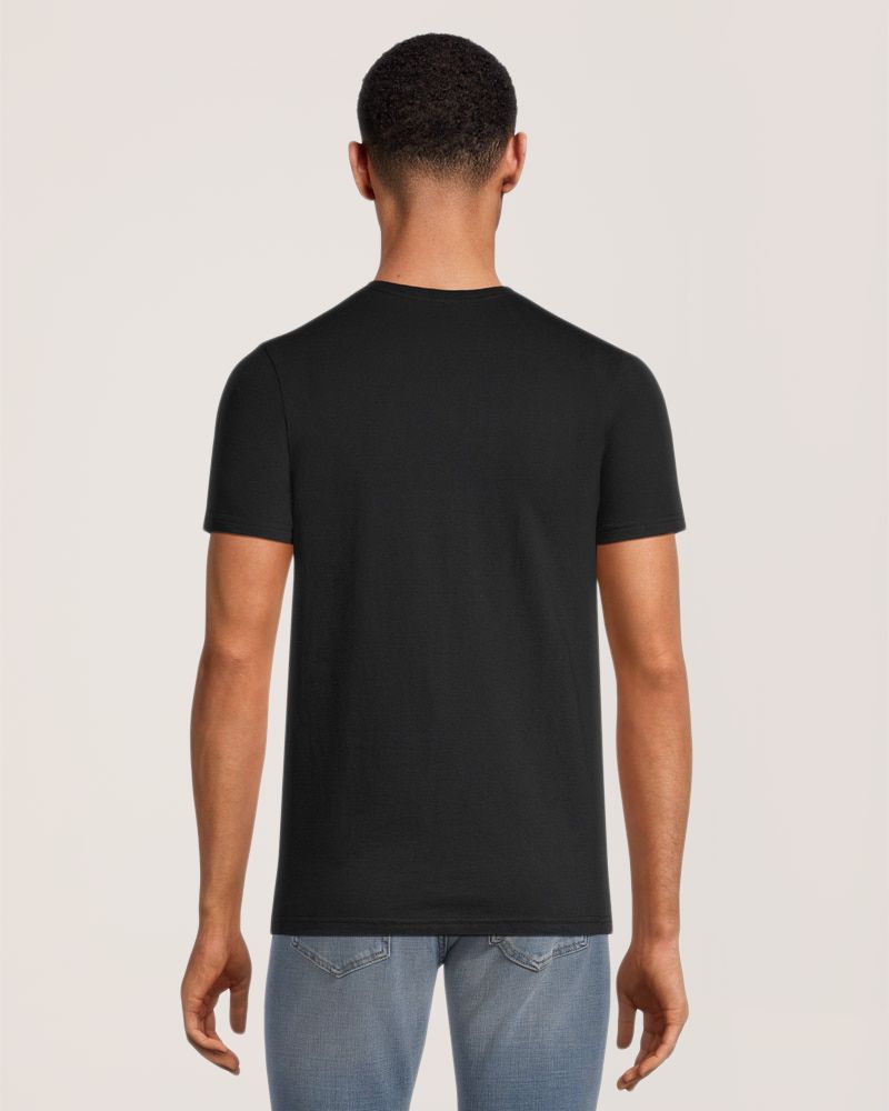 T-shirt graphique coupe classique à col ras du cou avec logo pour hommes, Rolling Stones