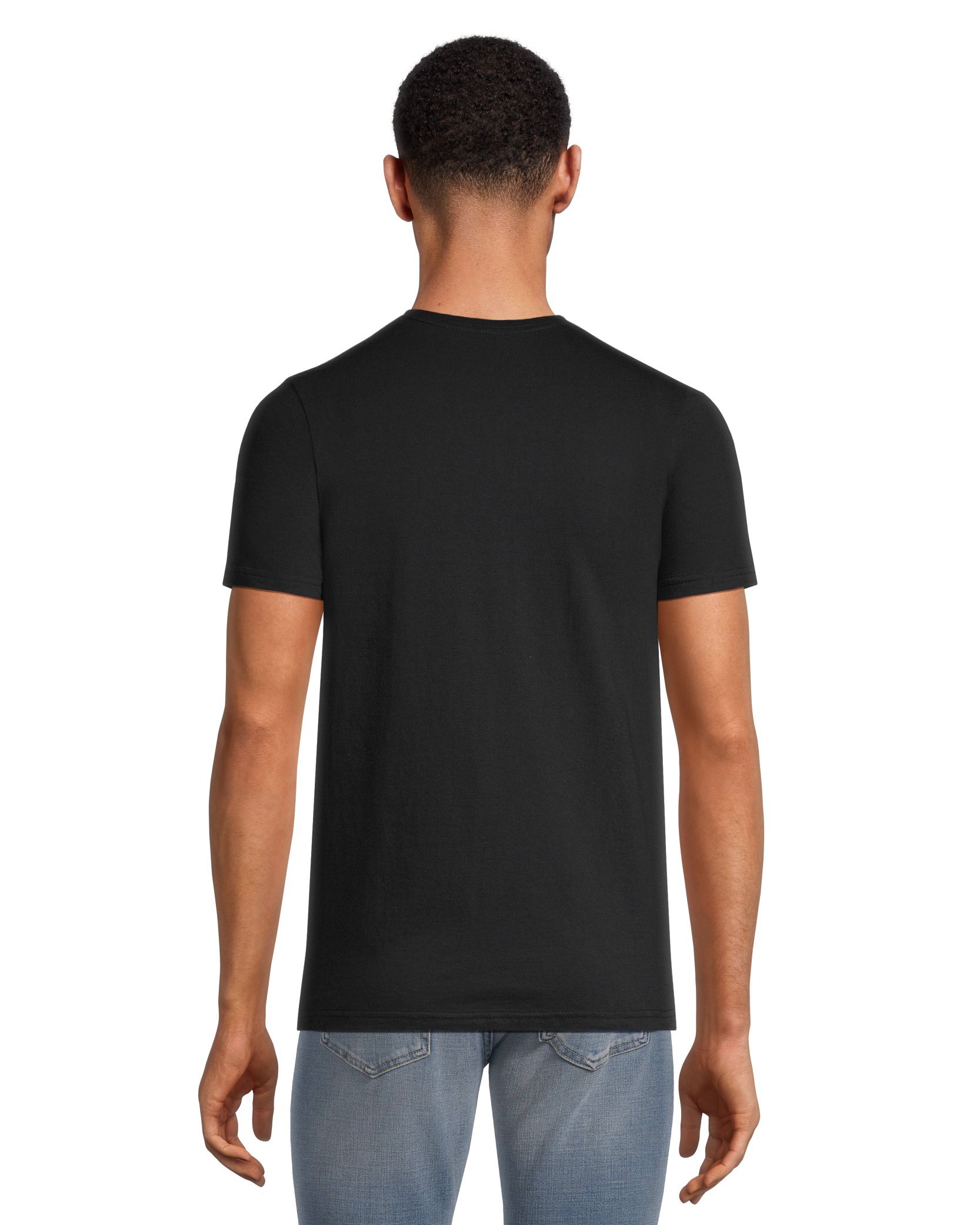 T-shirt graphique coupe classique à col ras du cou avec logo pour hommes, Rolling Stones