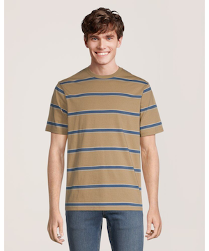 T-shirt à col ras du cou et à manches courtes 50 lavages, Grand, Denver Hayes