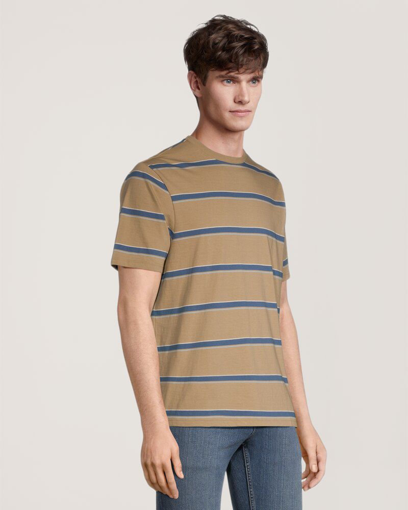 T-shirt à col ras du cou et à manches courtes 50&nbsp;lavages, Grand, Denver Hayes