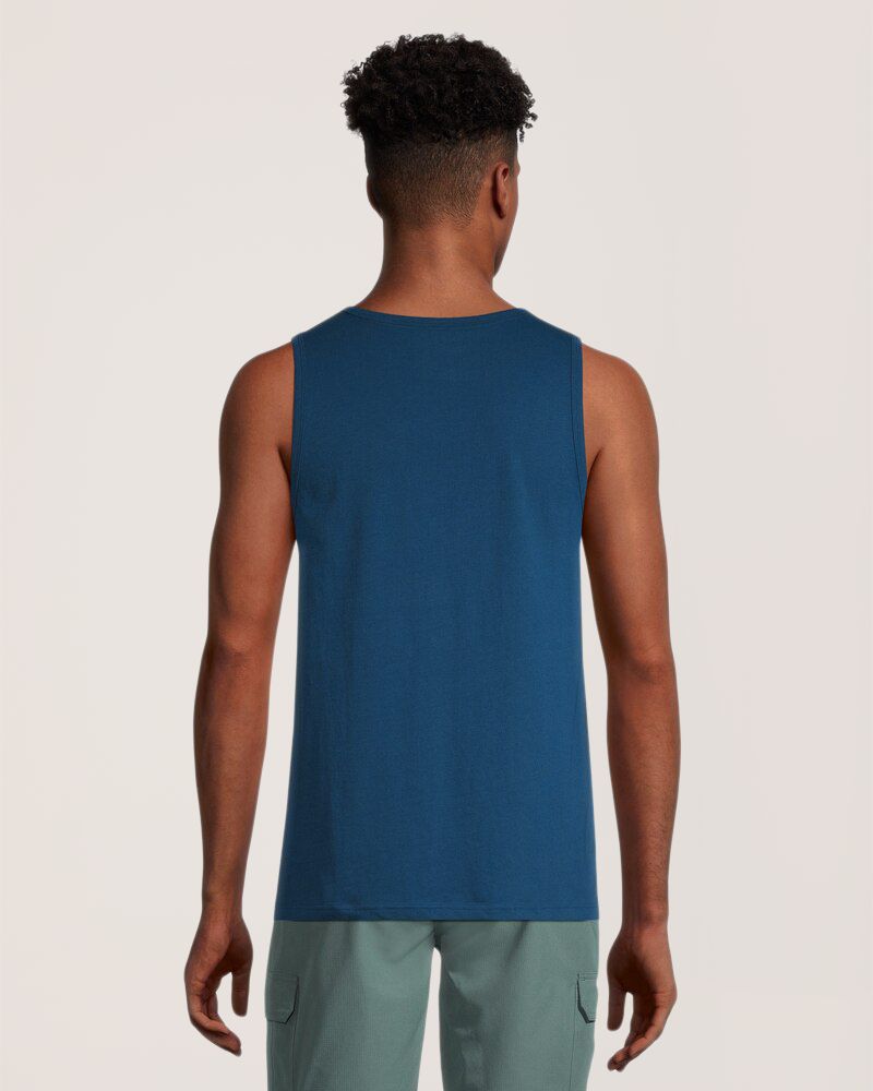 Débardeur avec graphique de palmier pour hommes, FarWest