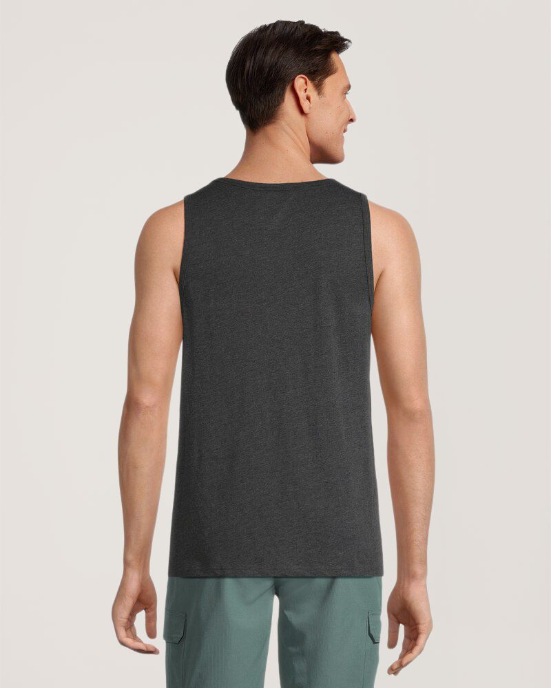 Débardeur de base de couleur unie pour hommes, FarWest