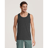 Débardeur de base de couleur unie pour hommes, FarWest Front_Flat