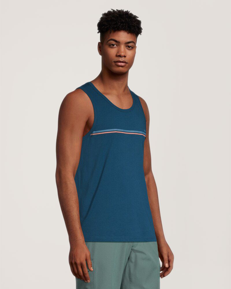 Débardeur de base de couleur unie pour hommes, FarWest