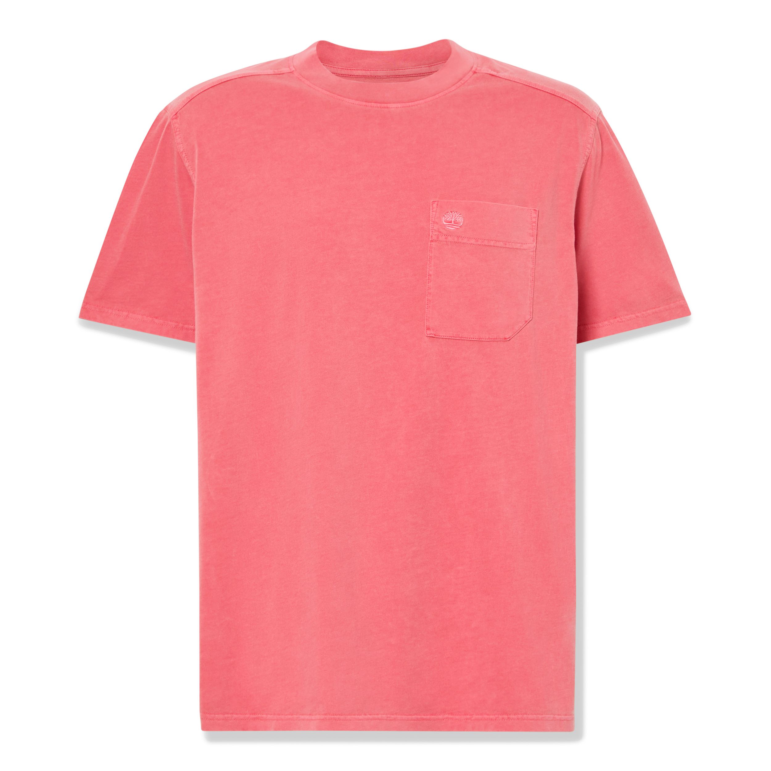 T-shirt teint en pièce à logo d'arbre pour hommes, Timberland