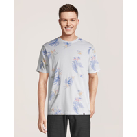 T-shirt à manches courtes avec imprimé inversé pour hommes, FarWest Front_Flat