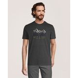 T-shirt graphique pour hommes, WindRiver, Wild Free Mountain, WindRiver Front_Flat
