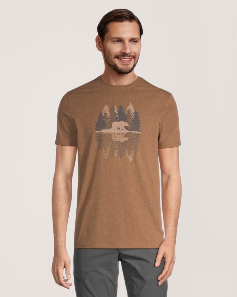 WindRiver Men's Bear Graphic T Shirt