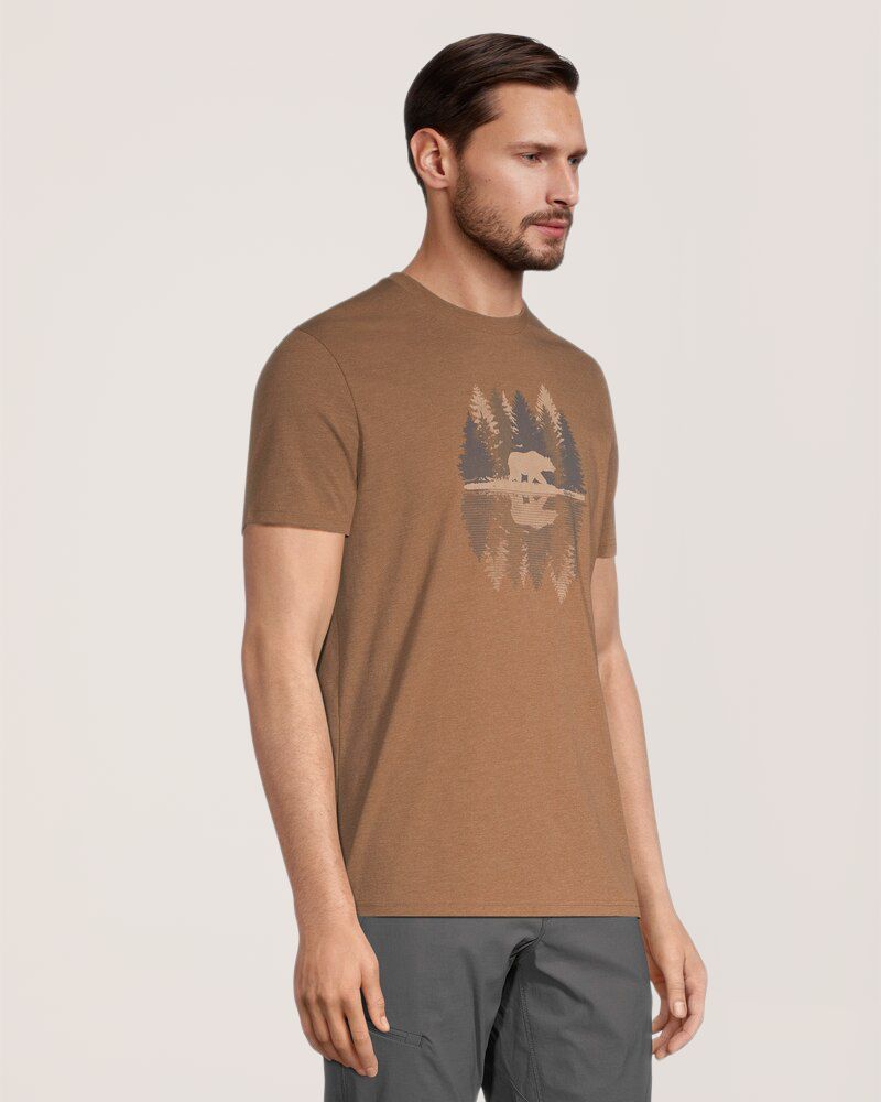 WindRiver Men's Bear Graphic T Shirt