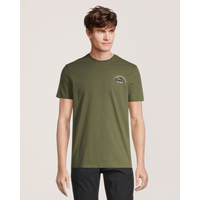 T-shirt graphique à manches courtes pour hommes, Adventure, WindRiver Front_Flat