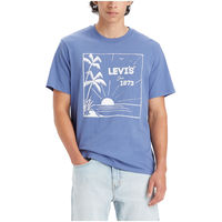 Levi's Men's Square Palm Graphic Cotton T Shirt Front_Flat