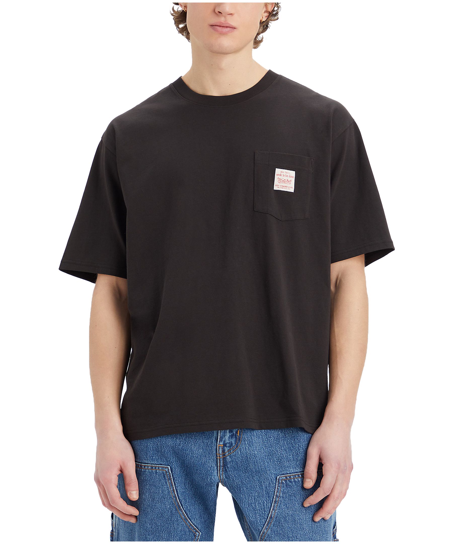 Levi's Men's Workwear Pocket Logo Cotton T Shirt