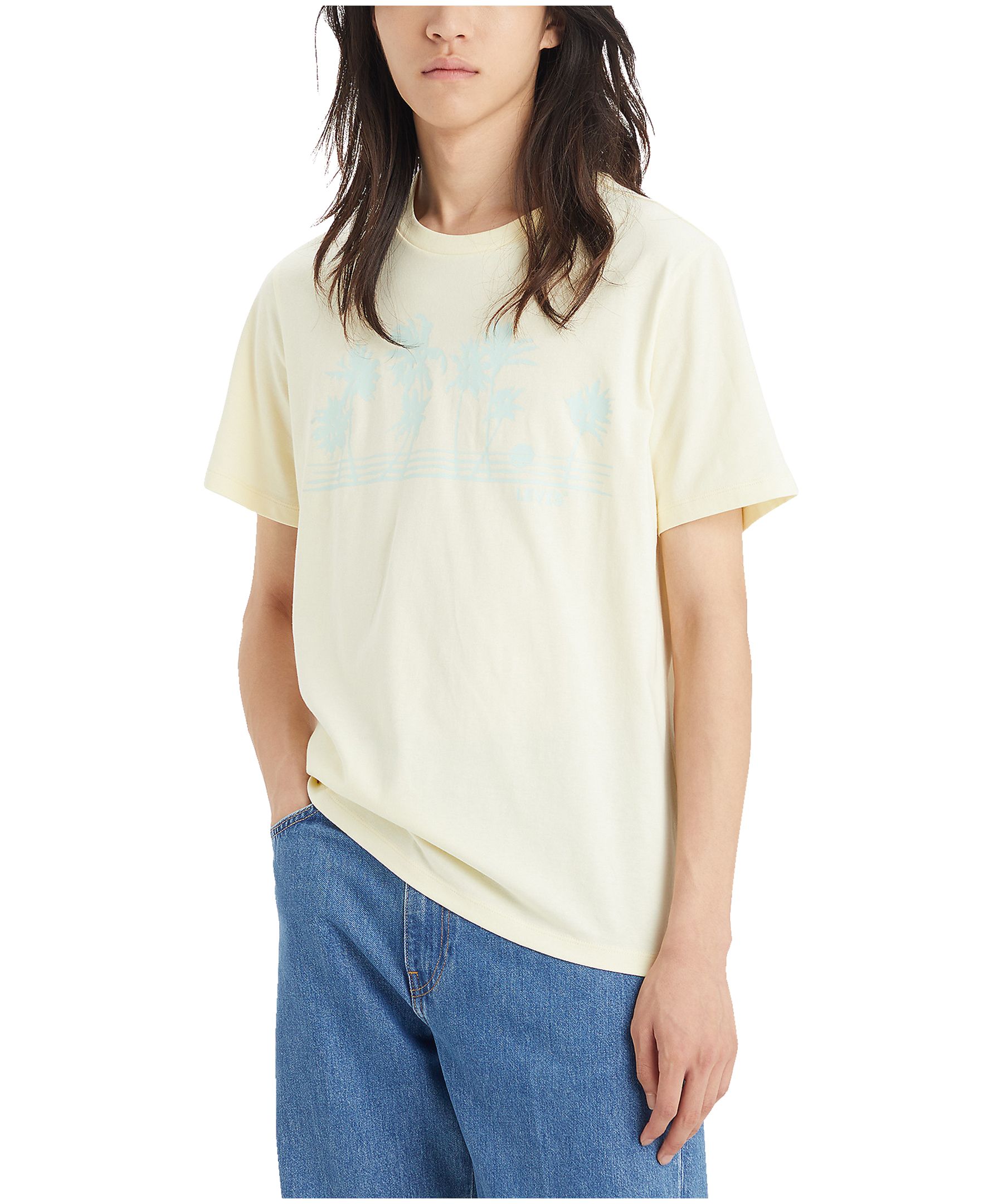 Levi's Men's Palm Scene Graphic Cotton T Shirt