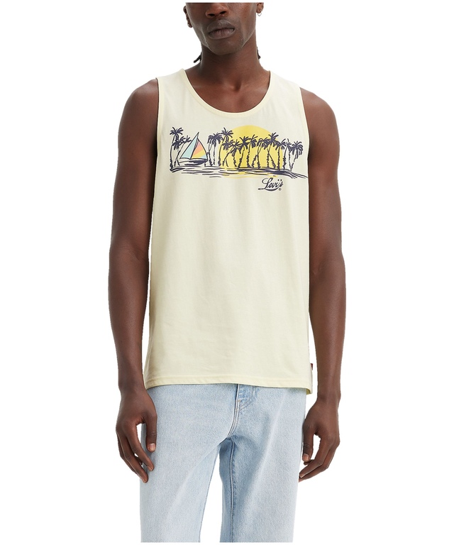 Levi's Men's Sail Scene 2 Graphic Cotton Tank Top