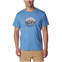 Columbia Men's Path Lake II Graphic Cotton T Shirt Front_Flat
