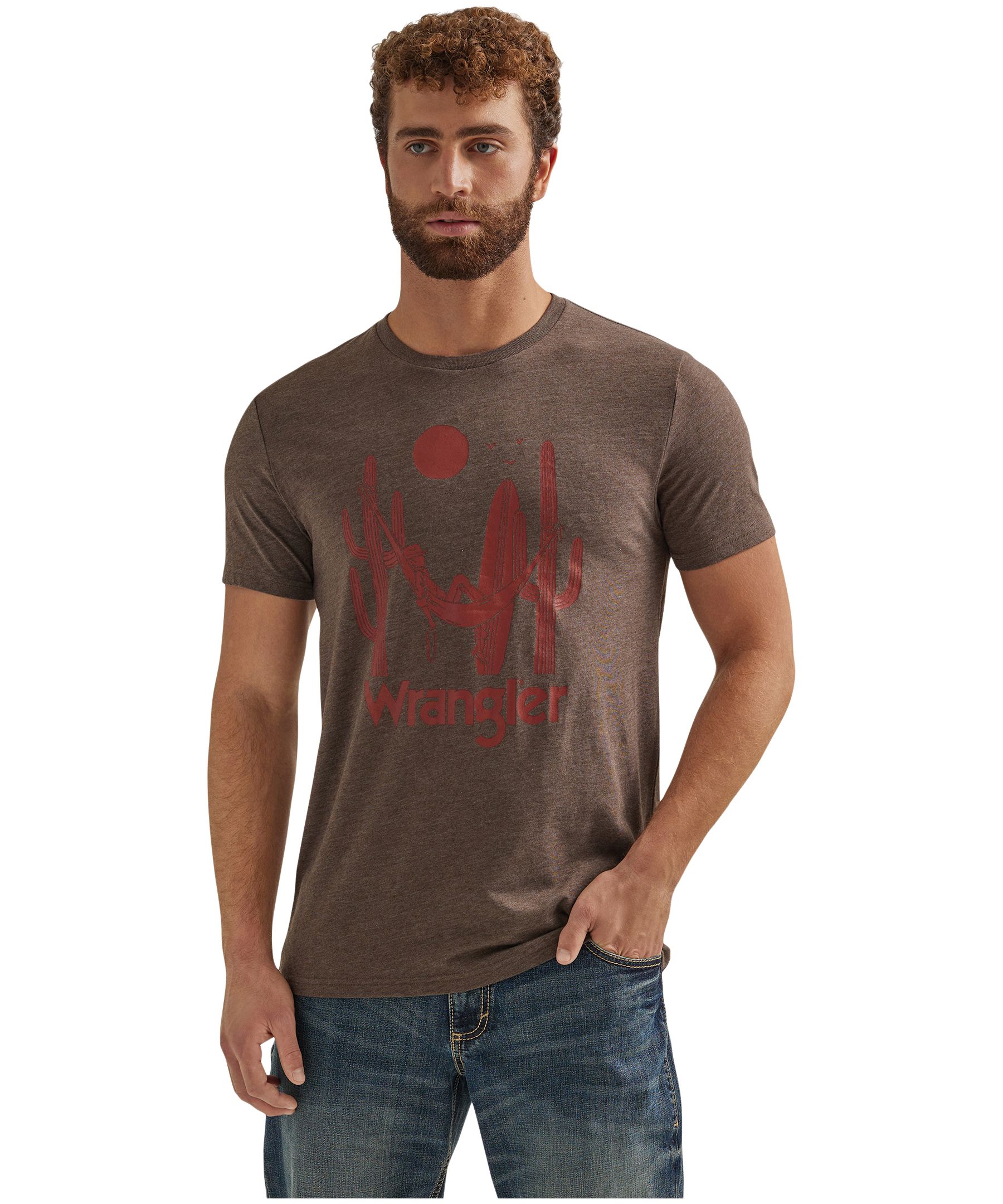 T-shirt Outdoor Homme Craghoppers – Jaune, Taille M, 100% Coton, Imprimé Graphique