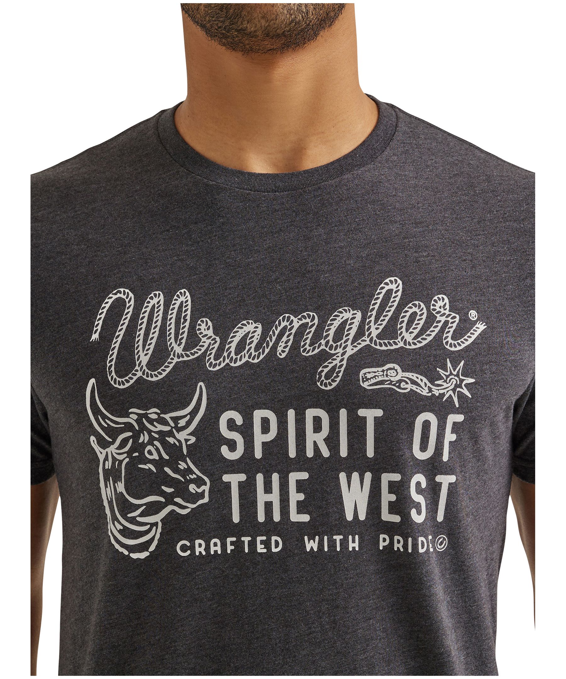 Wrangler Men's Spirit of The West Short Sleeve Graphic T Shirt