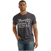 T-shirt graphique à manches courtes «Spirit of The West&nbsp;»pour hommes, Wrangler Front_Flat
