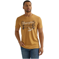 Wrangler Men's Graphic Short Sleeve T Shirt Front_Three_Fourths_Angled_Left