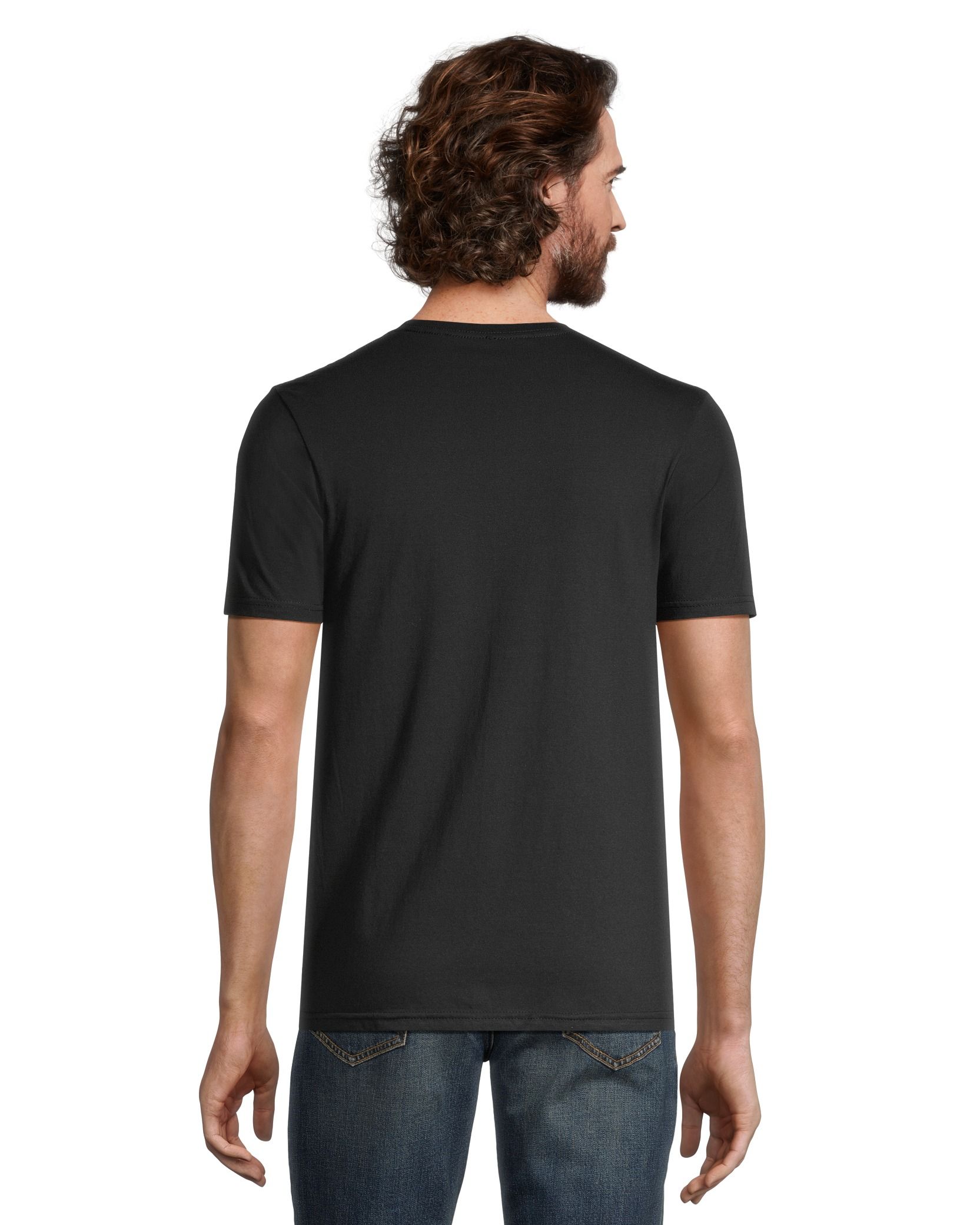 T-shirt rétro à logo de Rush en coton et à col ras du cou pour hommes