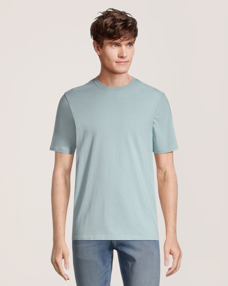 Denver Hayes Men's 50 Wash Classic Fit Crewneck T Shirt