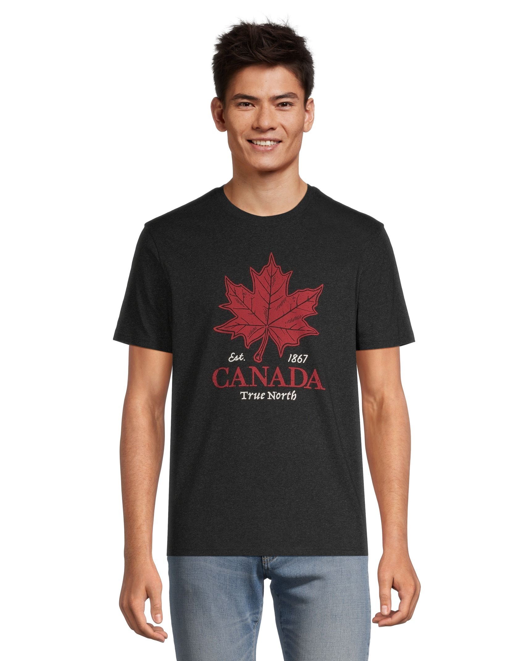 Jumpstart Men's Maple Leaf Graphic T Shirt