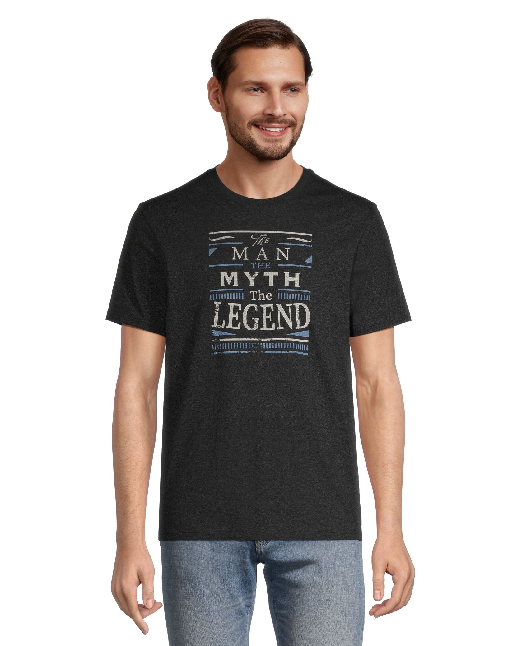 Jumpstart Men's Man Myth Legend Graphic T Shirt | Marks