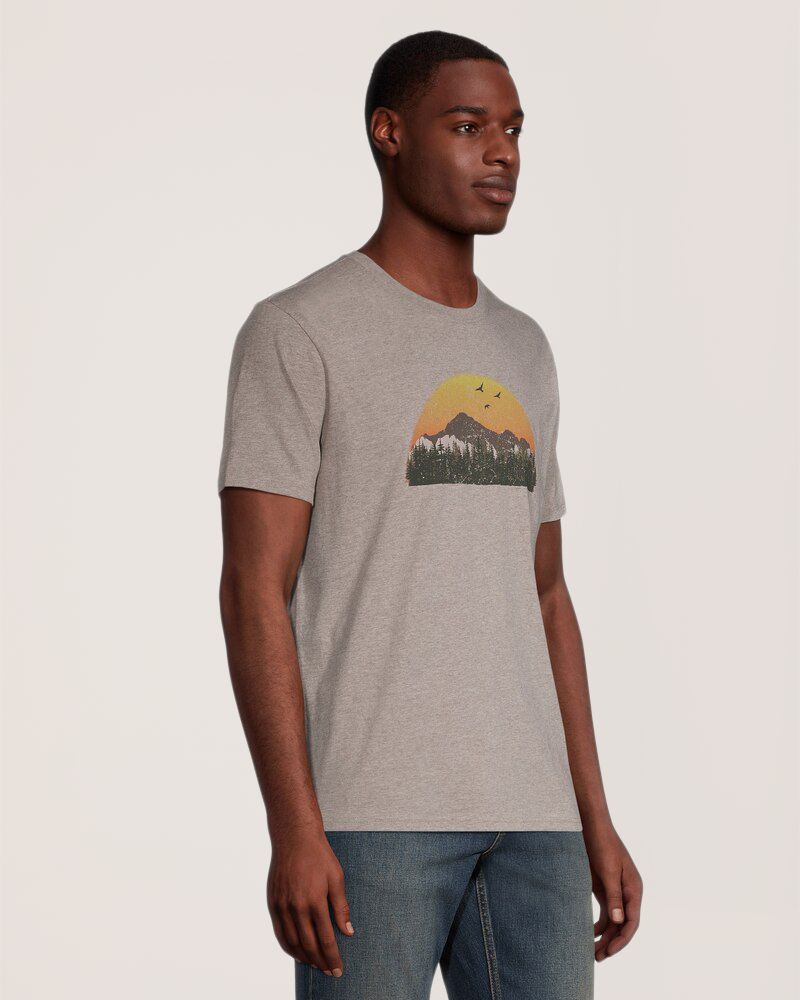 Jumpstart Men's Sunset Graphic T Shirt