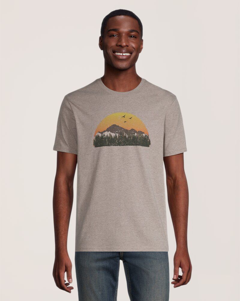 Jumpstart Men's Sunset Graphic T Shirt