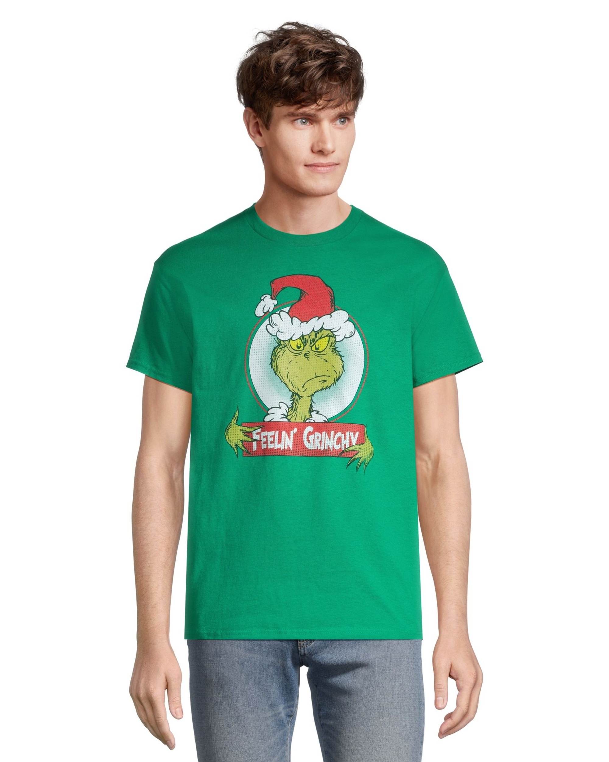 Logo T-Shirts Men's Holiday Feelin' Grinchy Graphic T Shirt | Marks