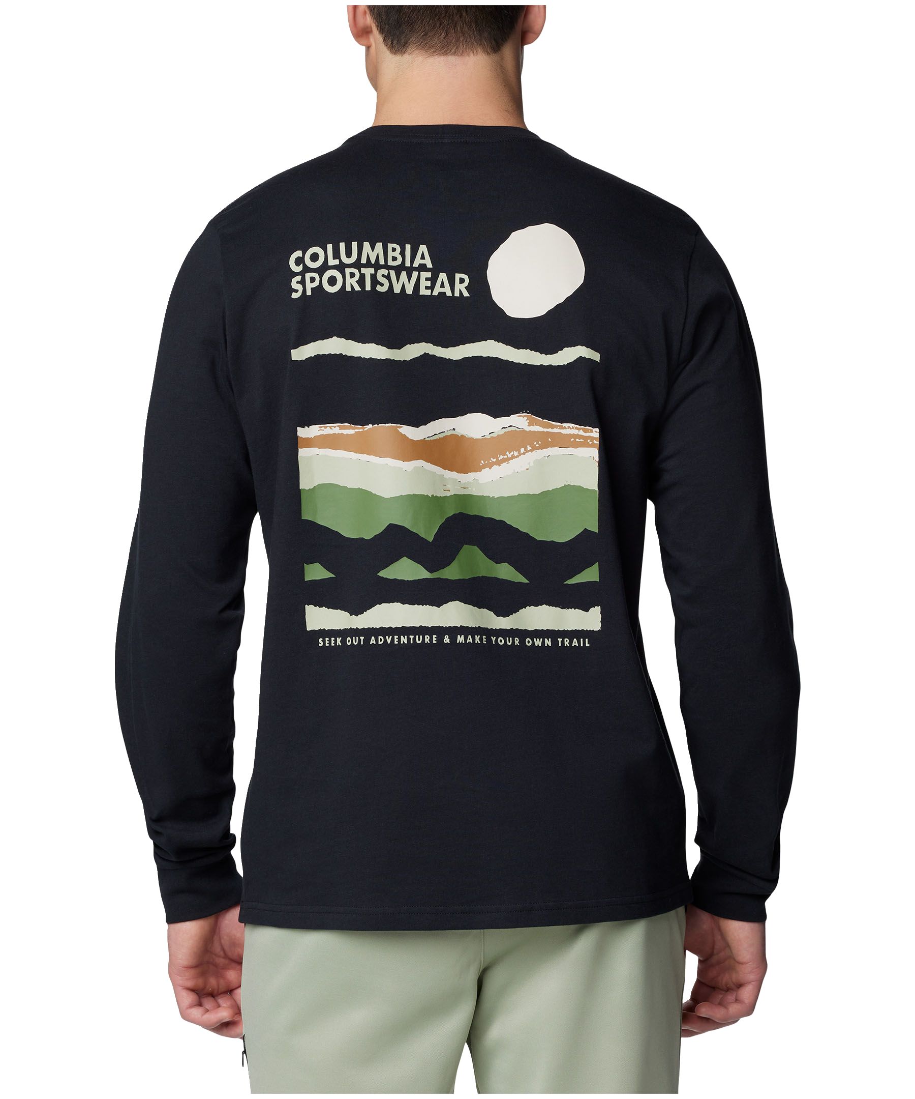 Columbia Men's Explorers Canyon Long Sleeve Graphic T-Shirt