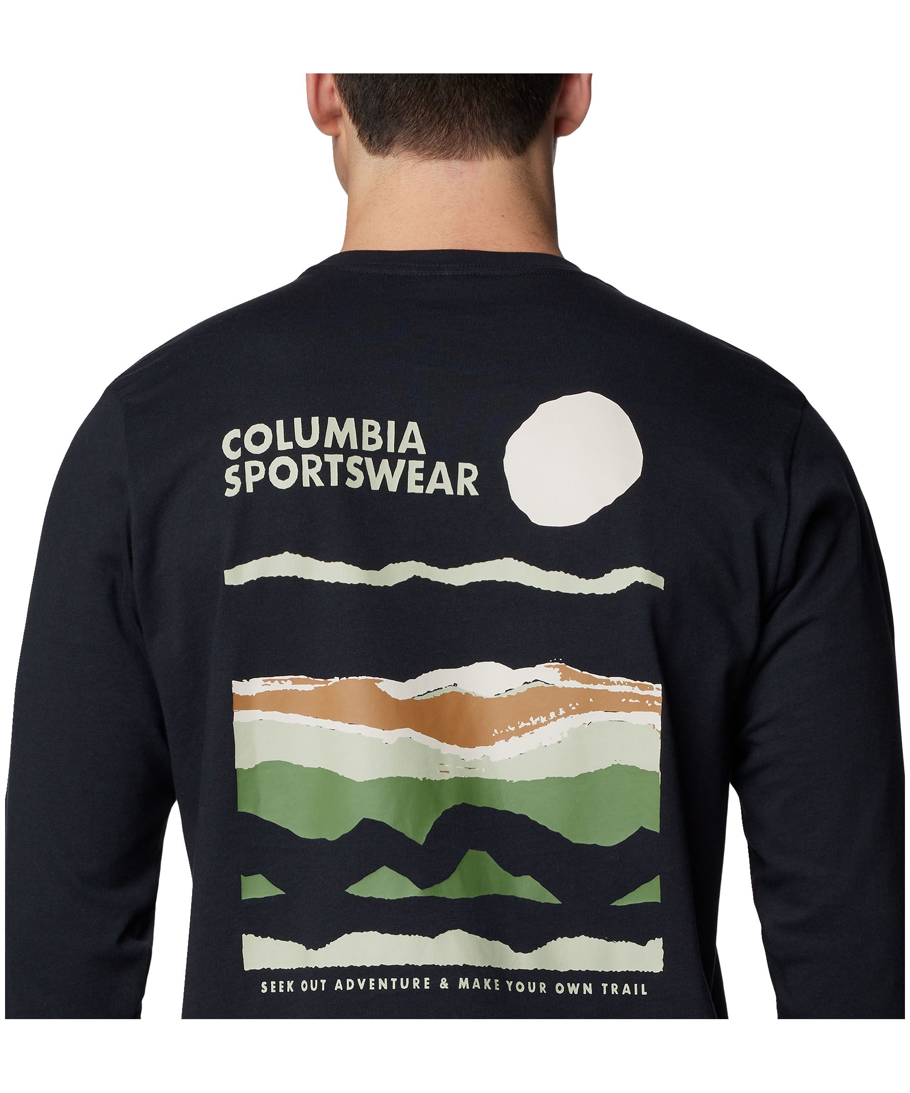 Columbia Men's Explorers Canyon Long Sleeve Graphic T-Shirt