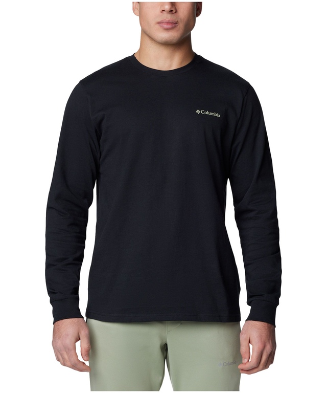 T-shirt graphique à manches longues pour hommes, Explorers Canyon, Columbia